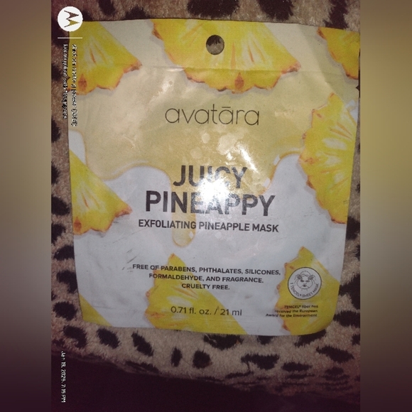 🐼🐼🐼Avatara Pineappy Exfoliating Mask - 0.71 fl oz - Picture 5 of 6